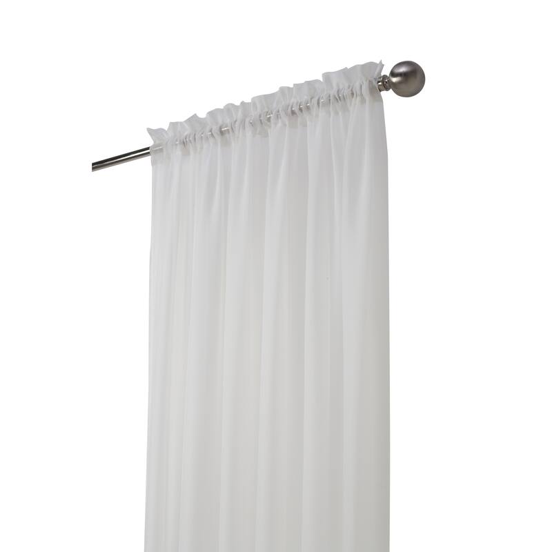 Rhapsody Rod Pocket European Style High Curtain Voile