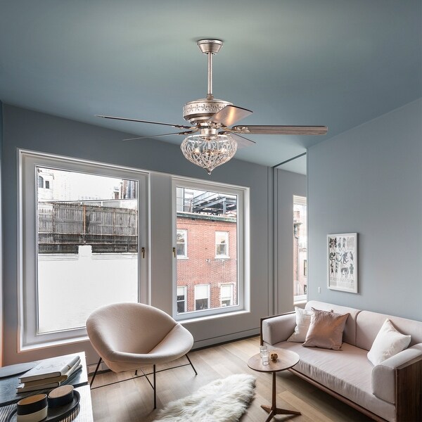 Shabby chic ceiling fan with light on sale