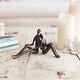 preview thumbnail 1 of 1, Danya B. Romantic Couple Bronze Sculpture