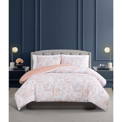Vince Camuto Blossom Vines 3 Piece Full/Queen Duvet Cover Set