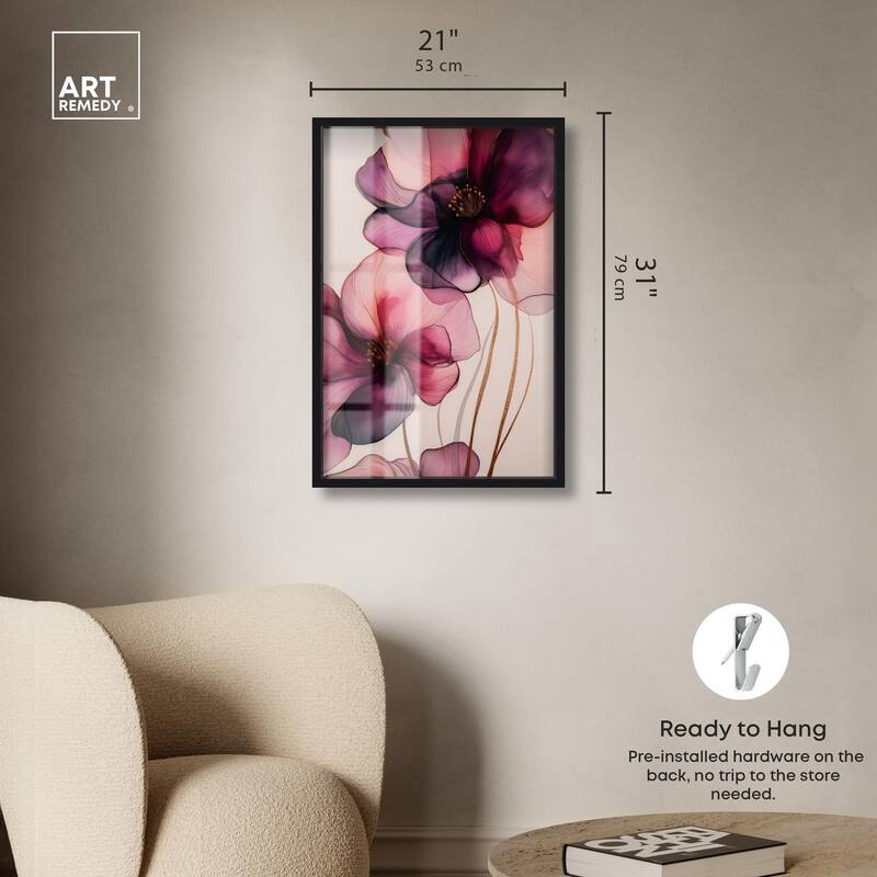 Velvet Verse III Shadowbox by Art Remedy