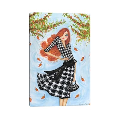iCanvas "Best dress Houndstooth" by Bella Pilar Canvas Print