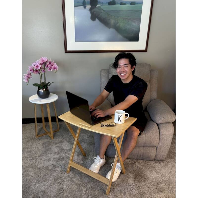 Solid Bamboo Folding Personal Table