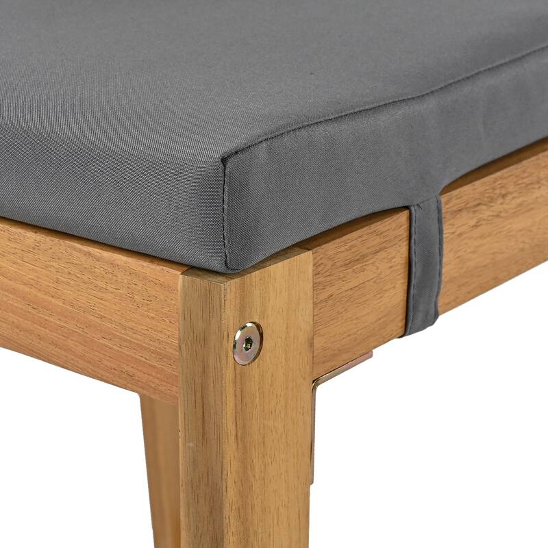 Christopher Knight Home - Hudson 5-Piece Acacia Wood Outdoor Bar Set