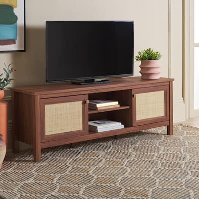 SAFAVIEH Home Evane 2 Door Media Stand - 59Wx16Dx22H