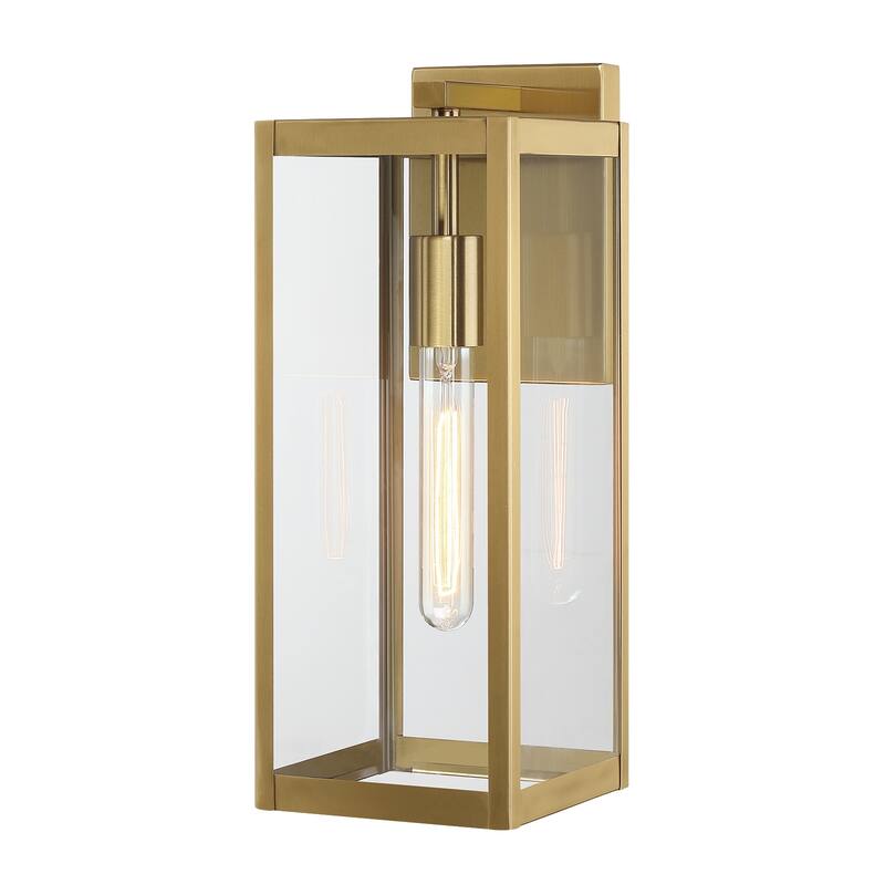 Freemont Outdoor Stainless Steel Wall Sconce Light - 16"H x 6"W x 7"E