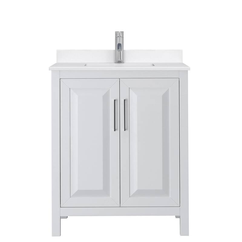 Wyndham Collection WCV252530S-QTZ-UNSMXX Daria 30" Free Standing