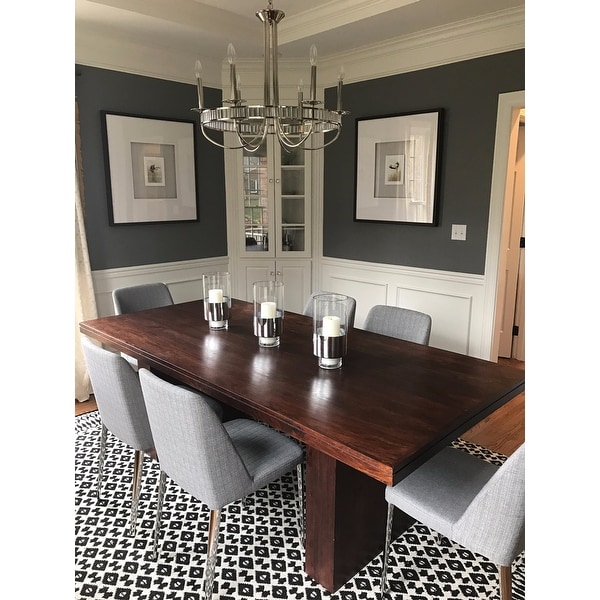 Shop Safavieh Mid Century Dining Baltic Linen Grey Dining Chairs Beauteous Grey Dining Room Shop Safavieh Mid Century Dining Baltic Linen Grey Dining Chairs Beauteous Grey Dining Room