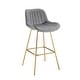preview thumbnail 18 of 31, Art Leon Modern Swivel Velvet Barstool (Set of 2)