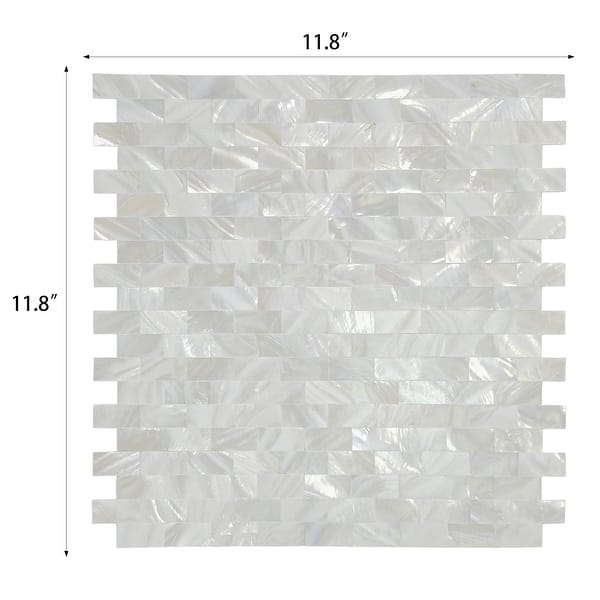 Art3d Mother of Pearl Shell Mosaic Tile for Kitchen Backsplash ...