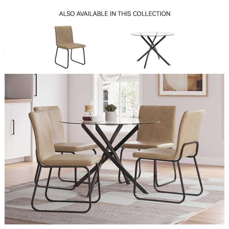 Signature Design by Ashley Pharwynn Black Dining Table - 42" W x 42" D x 30" H