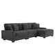 preview thumbnail 91 of 137, Oversized Modular Sectional Sofa Set with Pillows for Living Room