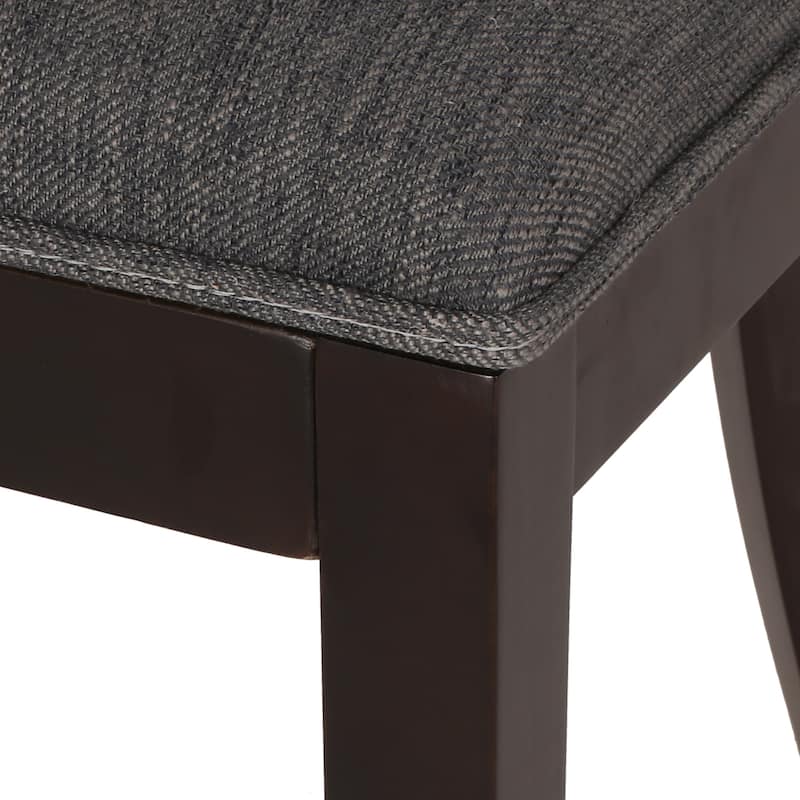 Thurber Upholstered Birch Wood Dining Chairs (Set of 2) by Christopher Knight Home