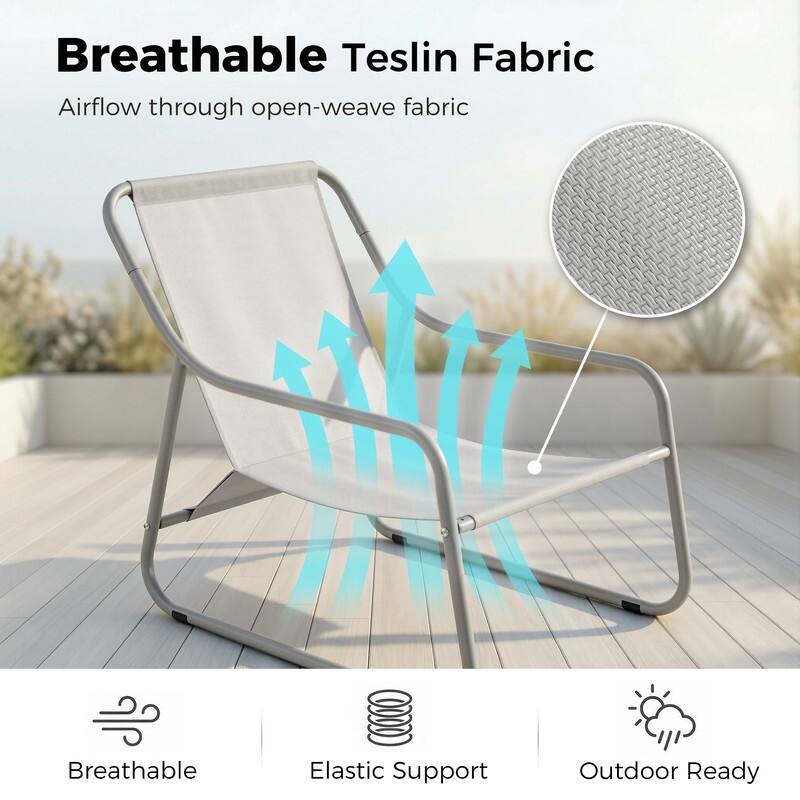 Outdoor Lounge Egg Chair with Ottoman, High-Back Metal Patio Papasan Accent Chair with Cushion for Balcony Porch Deck