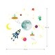 preview thumbnail 4 of 4, Walplus Glow in Dark Galaxy Rocket Children Wall Sticker Nursery Decor