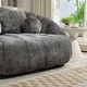 preview thumbnail 49 of 93, Chenille Bean Bag Loveseat Sofa High Back for Adults and Kids Indoor & Outdoor