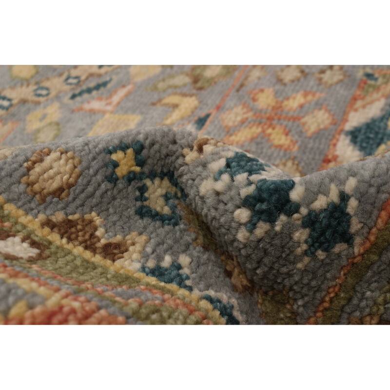 ECARPETGALLERY Hand-knotted Jules Serapi Grey Wool Rug - 9'0 x 11'11