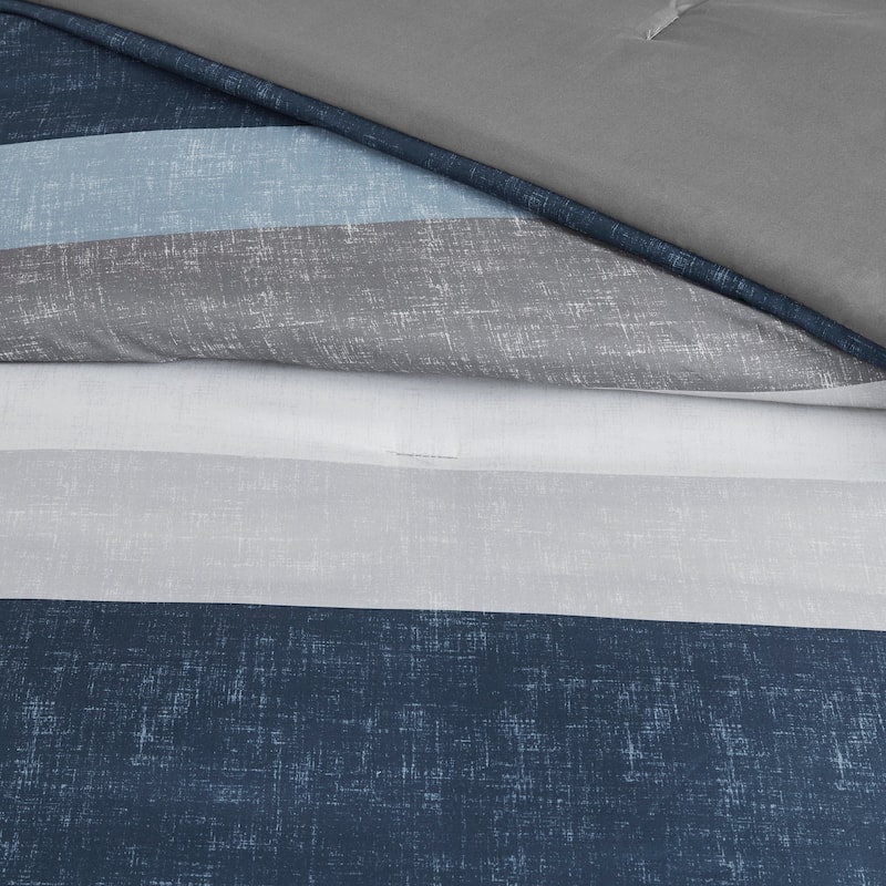 Madison Park Essentials Deacon Comforter Set with Bed Sheets