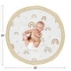 preview thumbnail 4 of 2, Neutral Boho Rainbow Girl Boy Unisex Baby Tummy Time Playmat Mustard Yellow Pumpkin Orange Bohemian Sunshine Modern Vintage Gold