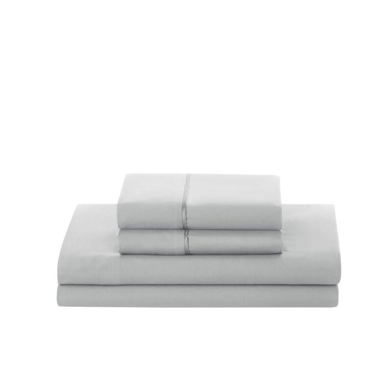 Nestl 4 Piece Bed Sheet Set - Soft Microfiber Bedding Sheet Set - Includes Fitted Sheet, Flat Sheet, and 2 Pillow Cases