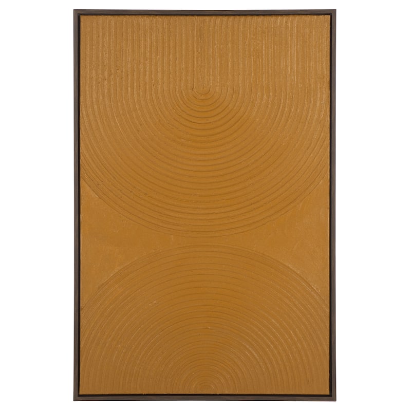 SAFAVIEH Home Under The Bridge 24W x 36L-inch Copper Framed Wall Art