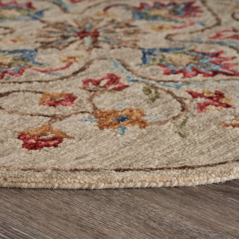 Sevita Floral Oasis Area Rug - Overstock - 28503245