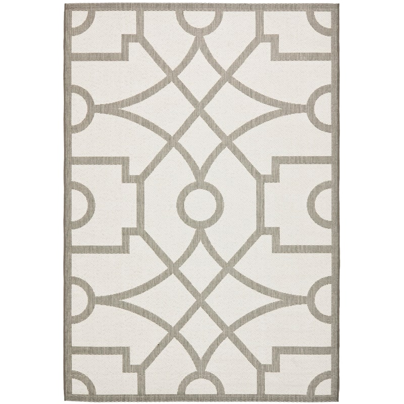 Martha Stewart by SAFAVIEH Fretwork Indoor/ Outdoor Waterproof Rug