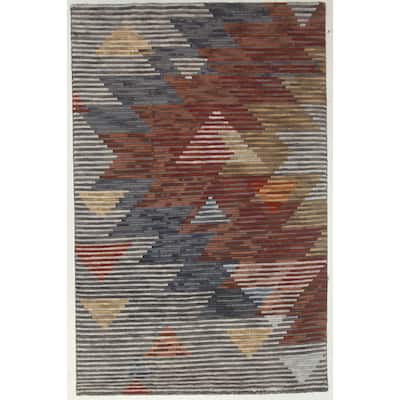 Caravan Gray Area Rug - 5' 1'' X 7' 11'' - 5' 1'' X 7' 11''