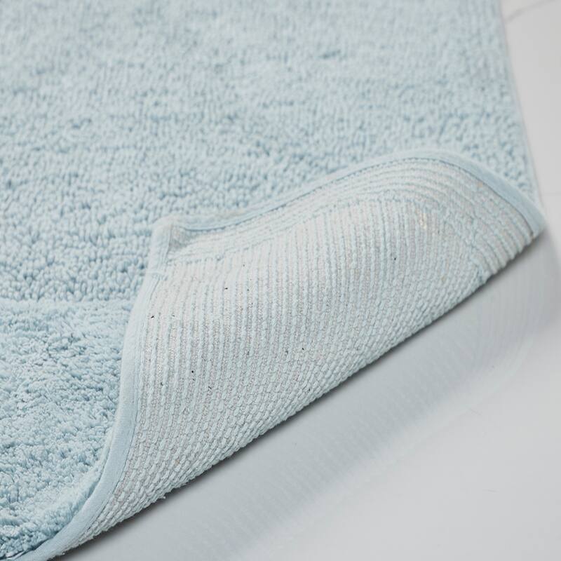 Better Trends Bath Rug 100% Cotton Water Absorbent Tufted Bathroom Rug Set for Shower, Sink Mats Machine Wash Granada Collection