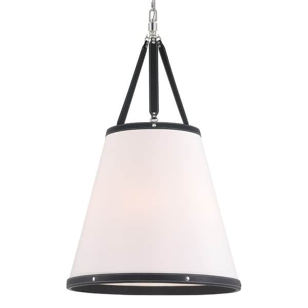 slide 2 of 11, Crystorama Lighting Group CAL-2406 Callahan 6 Light 21" Wide Pendant Polished Nickel