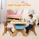 preview thumbnail 9 of 20, Kid-Friendly Activity Table & Chair Set with Built-in Storage for Creative Play