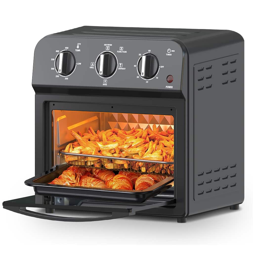 13QT Family Size Air Fryer Toaster Oven Combo, 360 Hot Air Circulation
