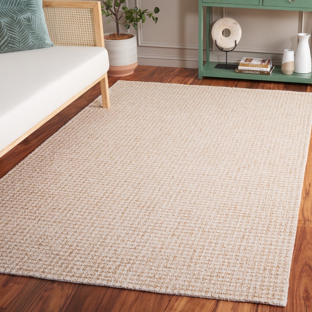 SAFAVIEH Handmade Ebony Alime Contemporary Wool Rug