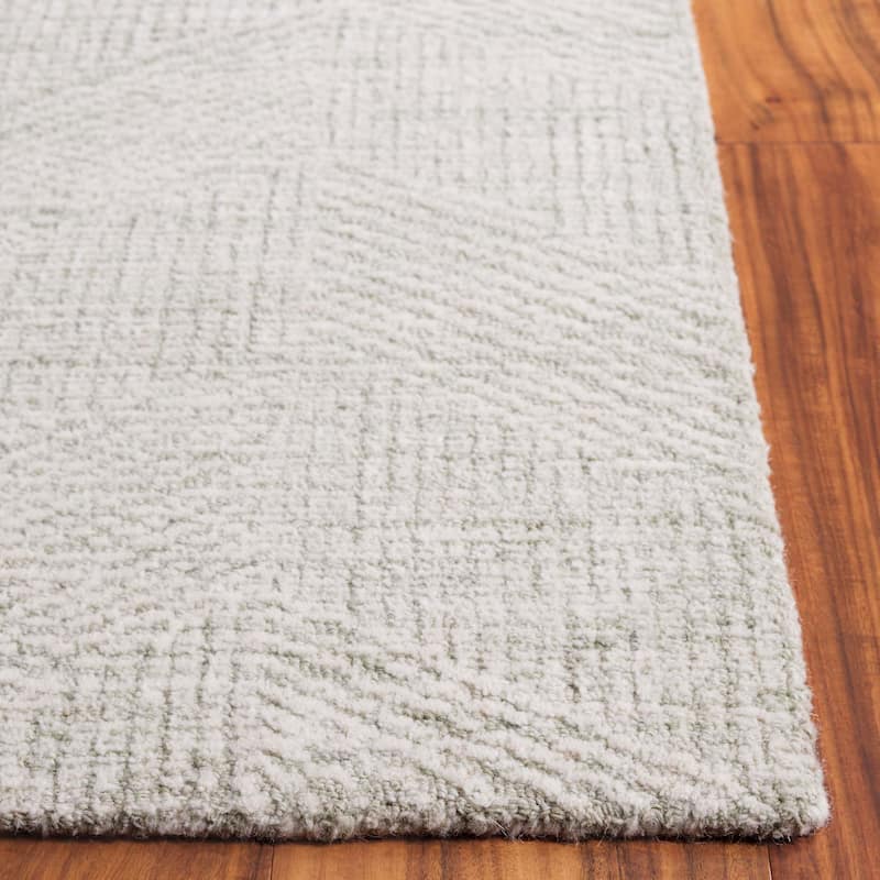SAFAVIEH Handmade Abstract Arnþridur Contemporary Wool Rug