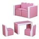 preview thumbnail 2 of 12, Kids 2-in-1 Sofa Sets - 31.5"L x 15.75"D x 19.75"H