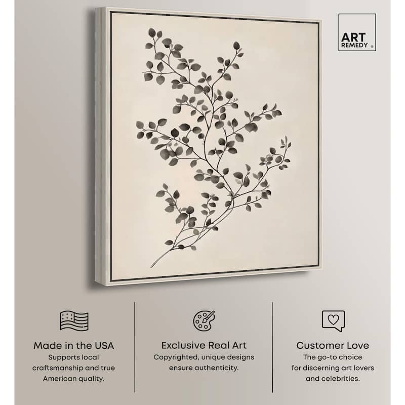 Bilberry Branch II Canvas by Art Remedy