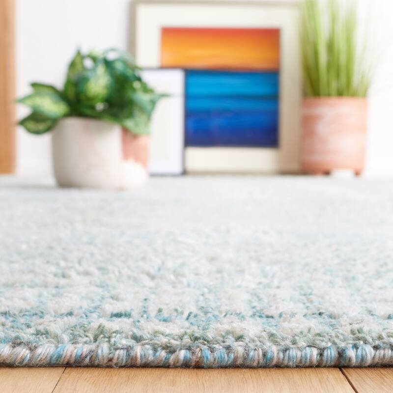 SAFAVIEH Handmade Marquee Jaana Modern Geometric Wool Rug