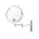 preview thumbnail 1 of 20, 8 inch Double-Sided Framed Wall Mounted Magnifying Bathroom Mirror Chrome
