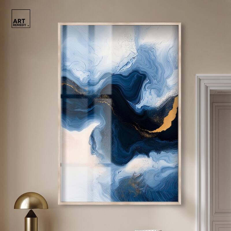 Blue Deep II Shadowbox by Art Remedy