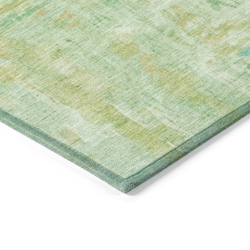 Machine Washable Indoor/ Outdoor Muted Ombre Chantille Rug