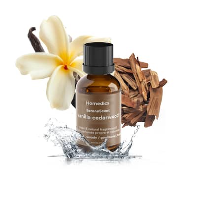 Homedics SereneScent™ Vanilla Cedarwood 15 mL Premium Fragrance Oil | Made for ARMH‑680 Waterless Diffuser - N/A