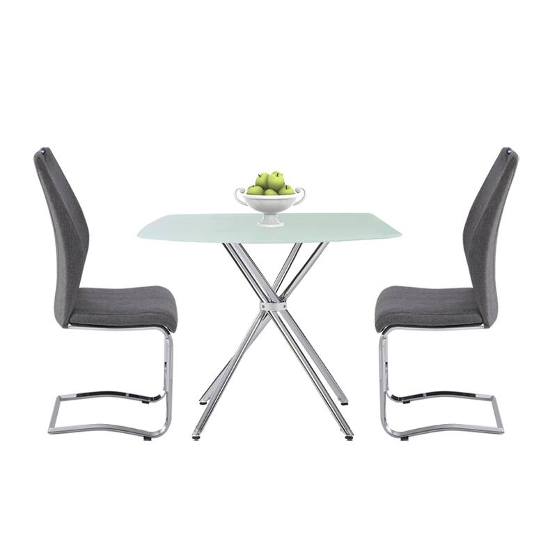 Contemporary Elegance Dining ,Set Comfortable Chair with Durable Construction