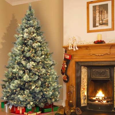 National Tree Company 7.5 ft. Carolina Pine Tree with Clear Lights - 7.5 Foot