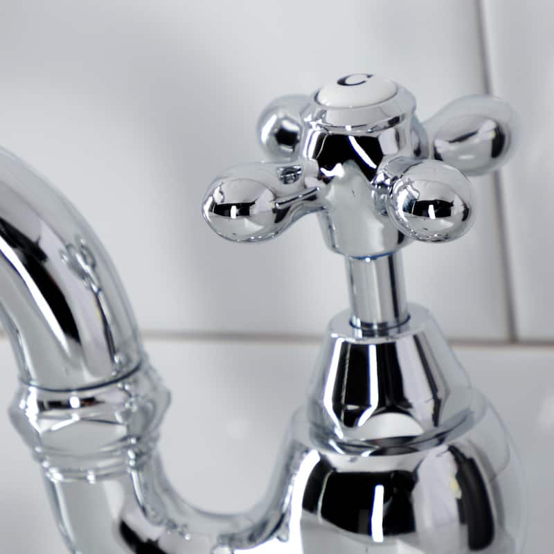 Kingston Brass KS797.AX English Country 1.2 GPM Bridge Bathroom Faucet
