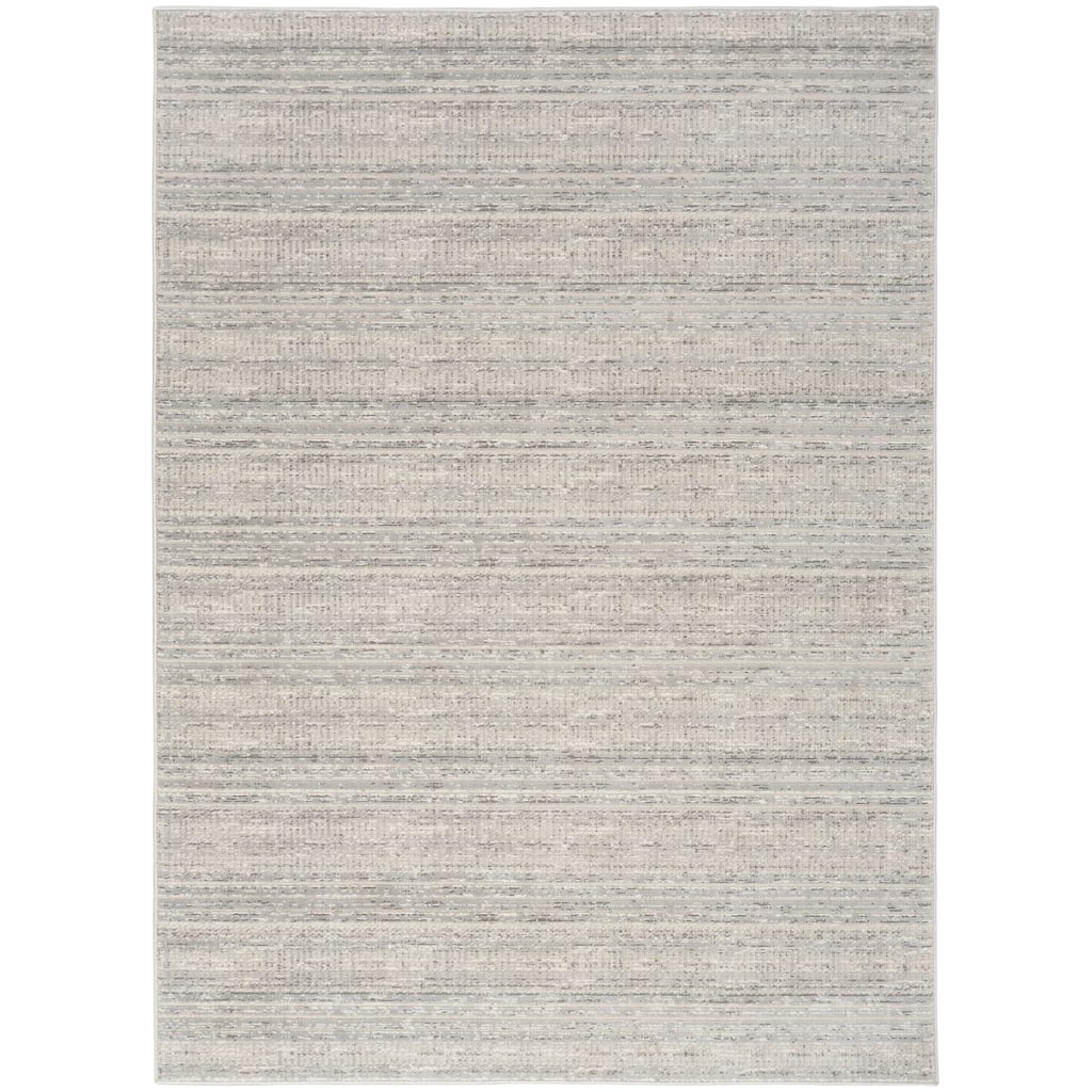 Calvin Klein CK011 Verdant Indoor only Grey Striped Area Rug