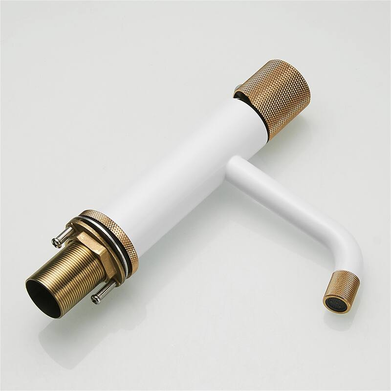 Modern Brass Single Handle Bathroom Basin Faucet Design Deck Mounted Water Mixer Tap