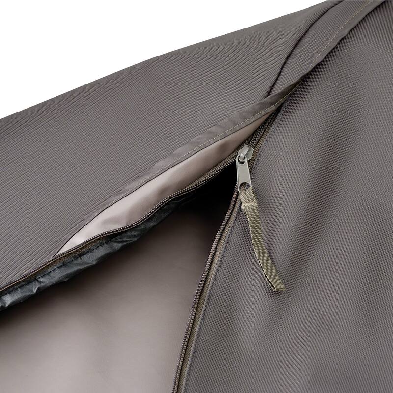Classic Accessories Ravenna Water-Resistant 45.5 Inch Patio Cushion and Cover Storage Bag,