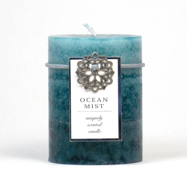 Top Sale Ocean Mist Pillar Candle 3X4