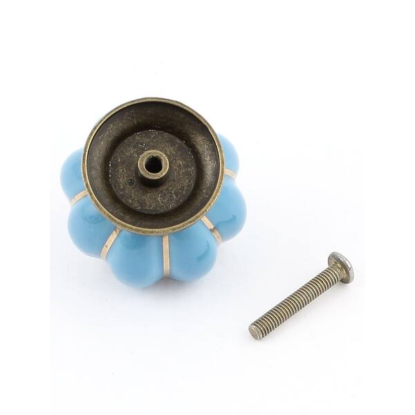 Shop Unique Bargains Cabinet Dresser Drawer Ceramic Pumpkin Knob