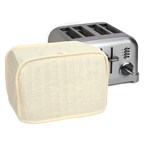 Slim Toaster Slice Compact Thin Blue Botanical Toaster Cover